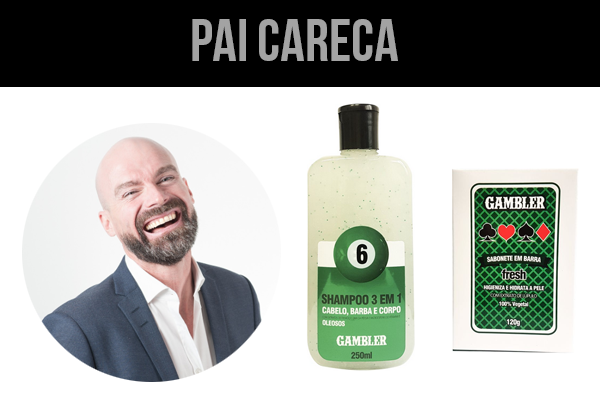 dica de presente para pai careca
