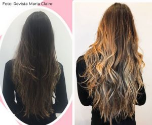 como dar volume em cabelos finos - mechas hair contour