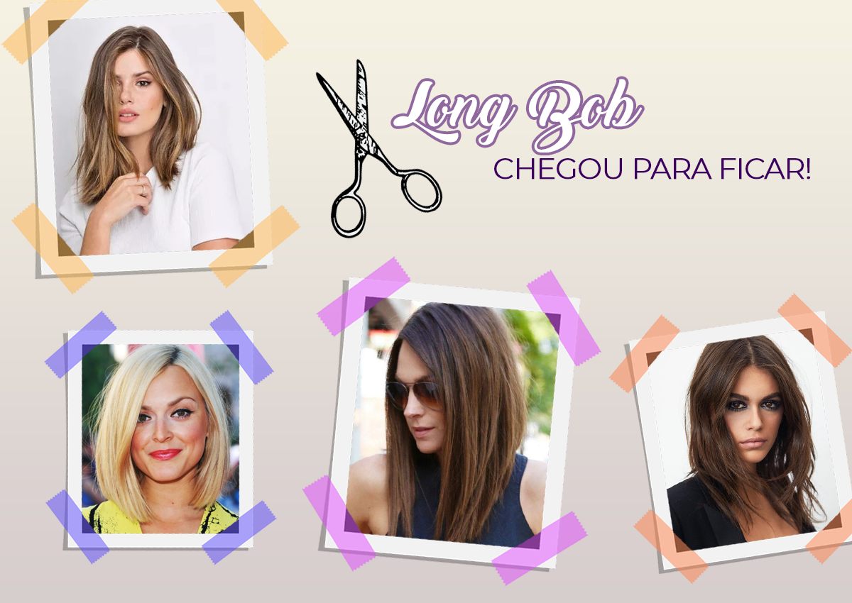 tendências de cortes femininos para 2019 - long bob