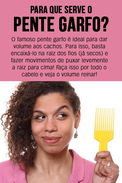 para que serve o pente garfo
