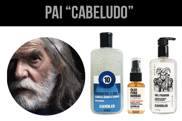 o que comprar de presente dia dos pais para pais com cabelo grande