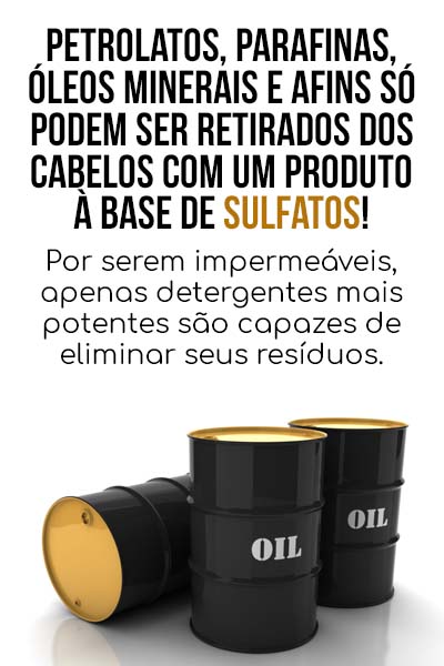 como retirar petrolato e parabeno do cabelo